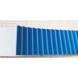 Стрічка для хліборізки PVC (ПВХ)-синя зубчата P22-86/6N FDA